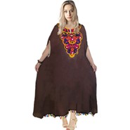 Brown Beach Dress